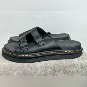 Dr. Martens Dax Slide Buckle Sandals Black Mens Size 13